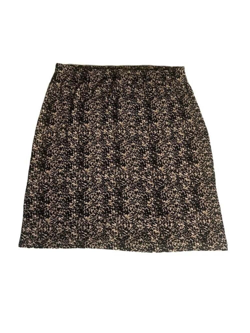 Coldwater Creek Animal Print Acetate Spandex Pencil Skirt